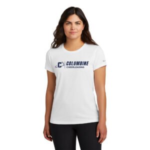 White Columbine Cheer Nike T-Shirt